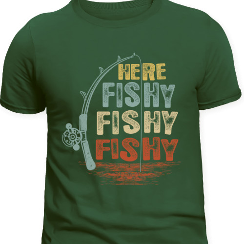 Tricou personalizat pentru pescari – Fishy